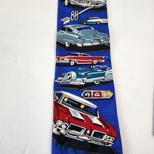 Vintage Silk Tie Oldsmobile Classic Cars Ralph Marlin Style Neck Tie Gift